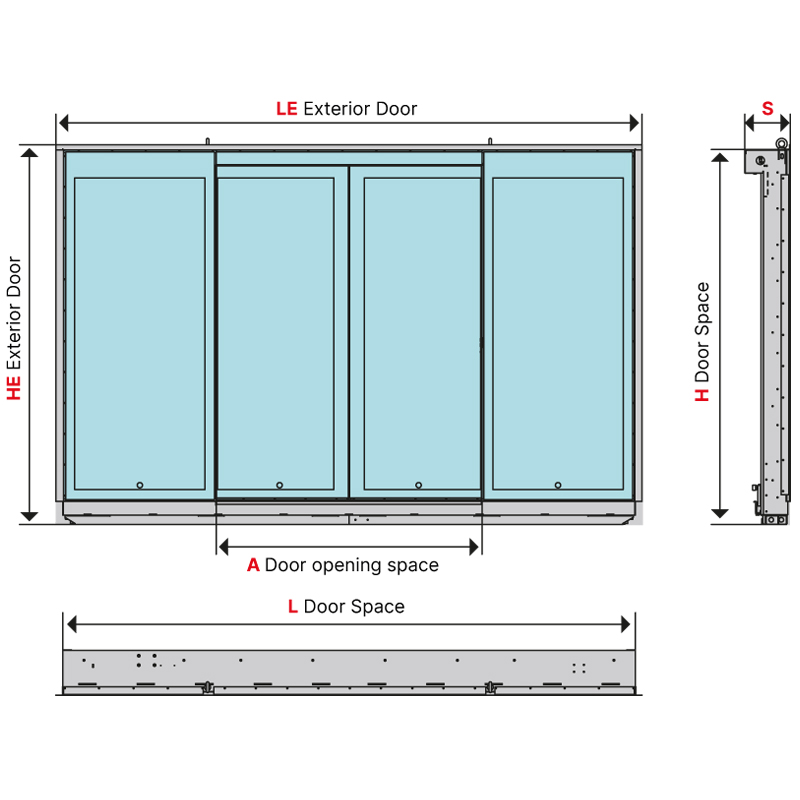 Four wings door 2171